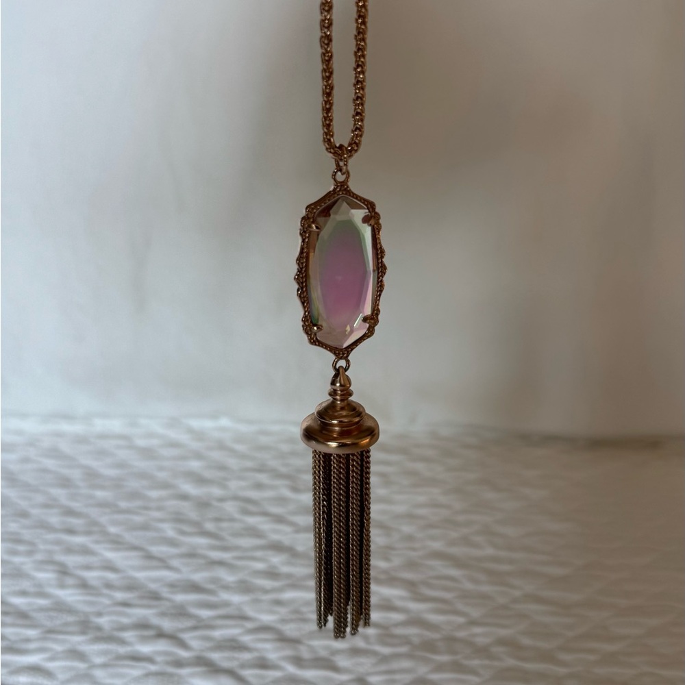 Kendra Scott Iridescent Pendant Necklace